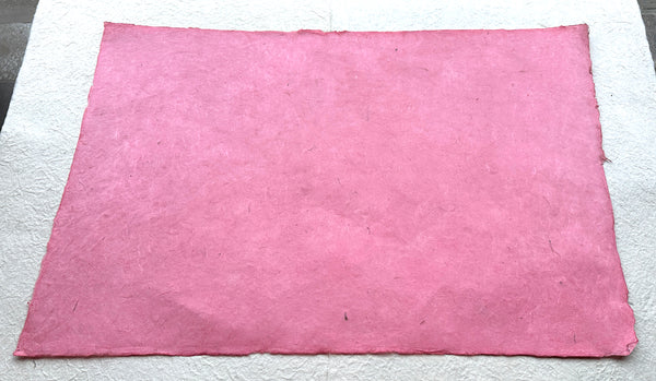 Baby Pink Lokta Paper Handmade in the Himalayas 60-80GSM