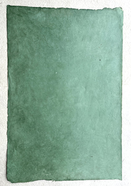 Muted Green, Lokta Paper Handmade in the Himalayas 60-80GSM