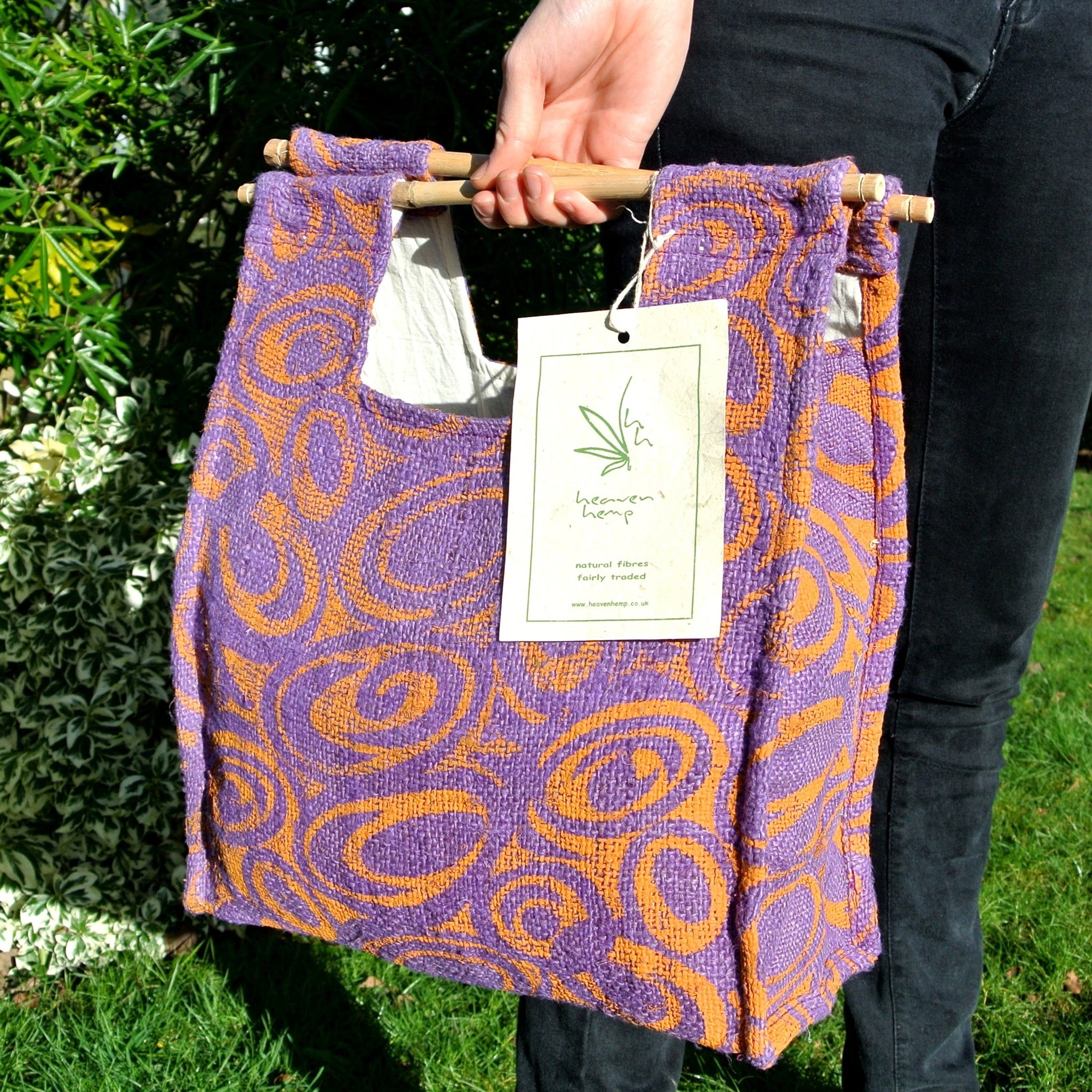 The Swirly Hemp Shopper