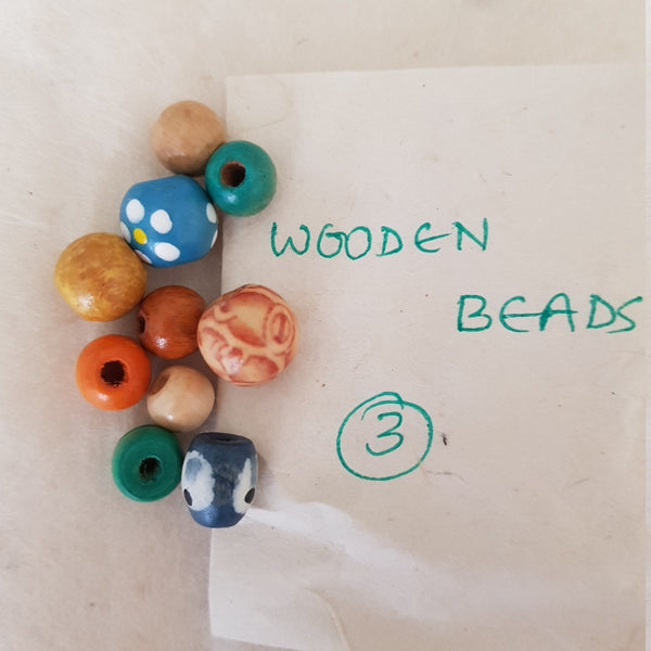 Assorted Wooden Beads