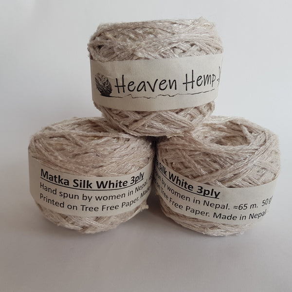 Matka Silk Yarn, Soft & Bulky Yarn.