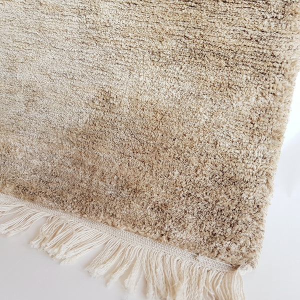 Chunky Hand Knotted Hemp Rug