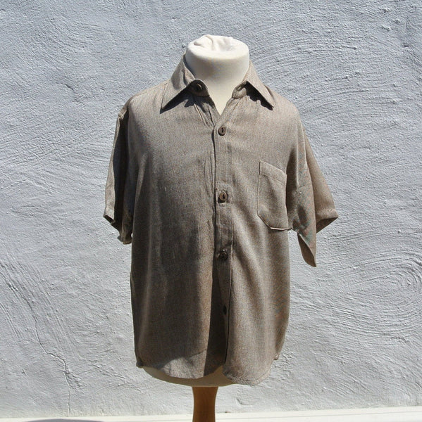 Boy's Handloomed Bamboo Shirt